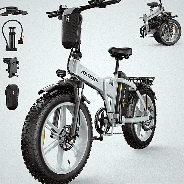 20''Folding Electric Bike 48V 25AH Fat Tire Electric bike for Adults Cheap ebike