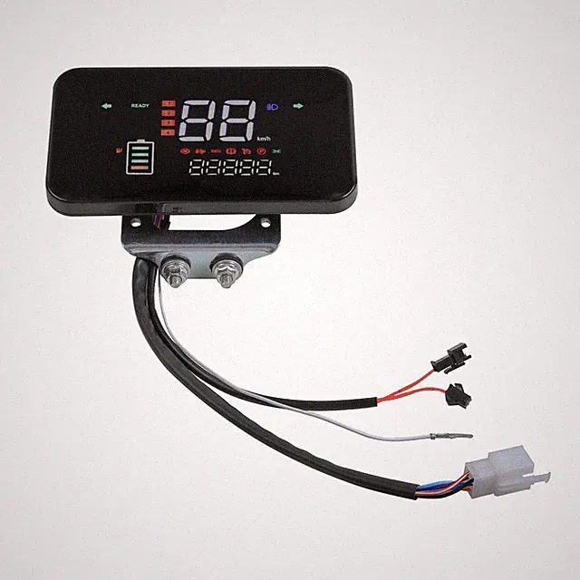 48-72V Electric Bicycle LCD Digital Speedometer Odometer Indicator For Go Kart