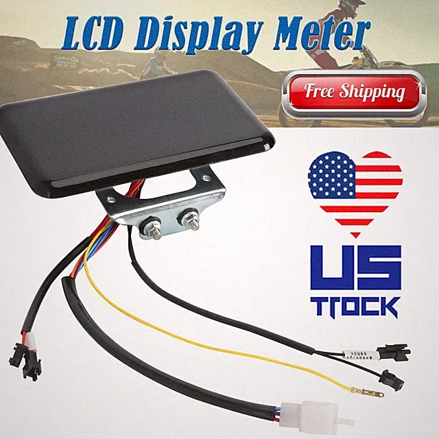 48V-72V LCD Display Meter Control Panel Digital Speedometer For E-Bike Scooter
