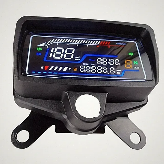 Digital Speedometer Odometer Dashboard for CG125 CG150 Motorcycle Waterproof 12V