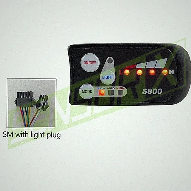 Electric Bicycle Cycling E-Bike Display Meter LED Motor Kit 22.2mm Handlebar