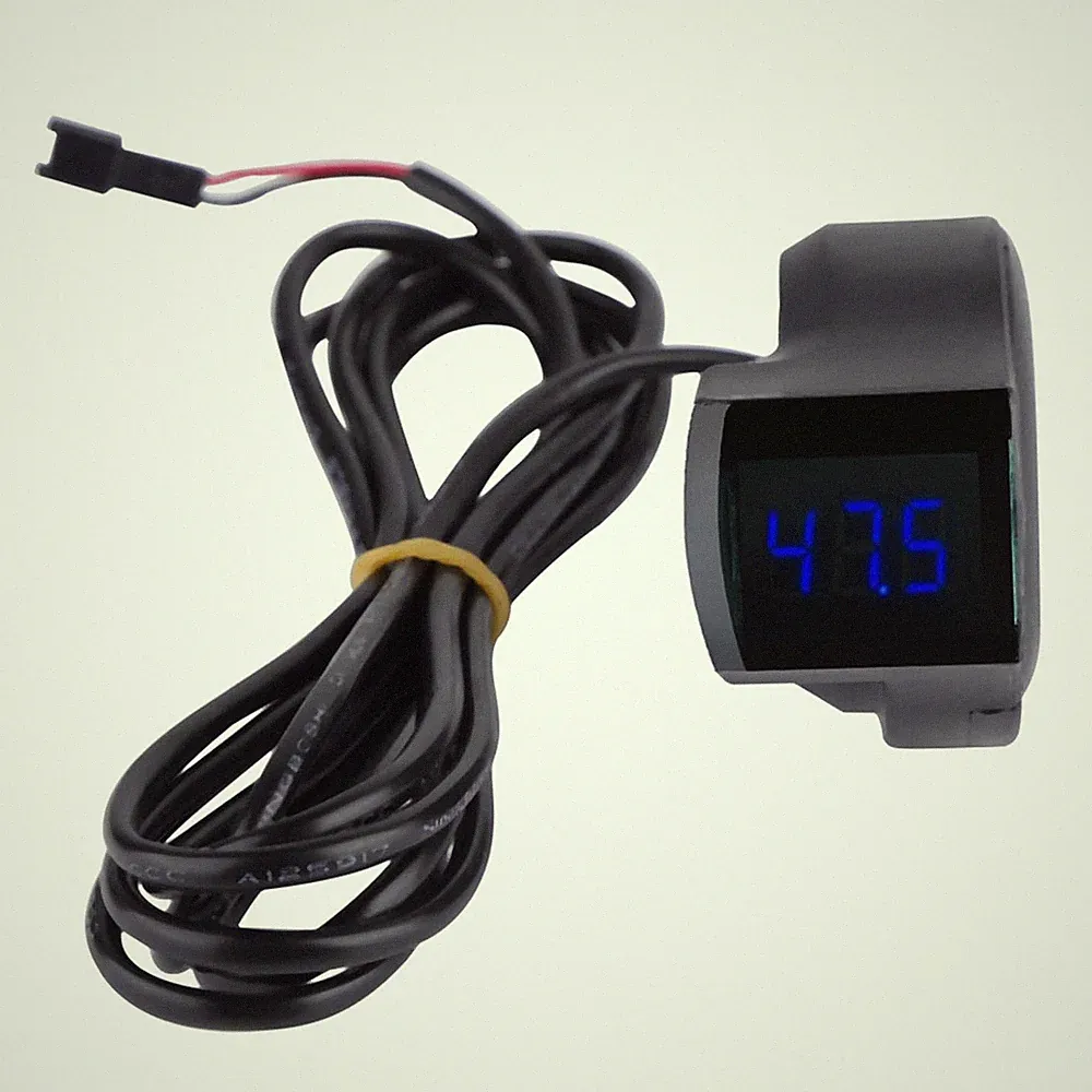 Electric Bike LCD Digital Battery Voltage Display, Digit Display Voltage