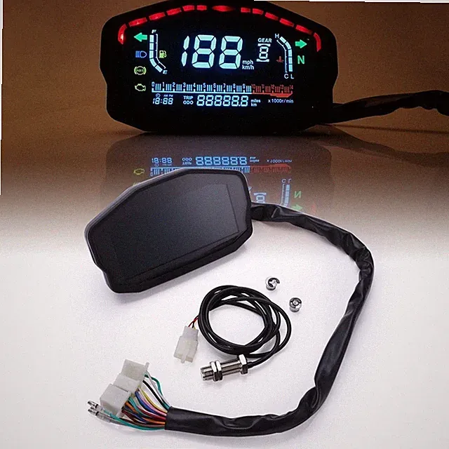 LCD Display Instrument Speedometer for Motorcycle/Electric Scooter Controller