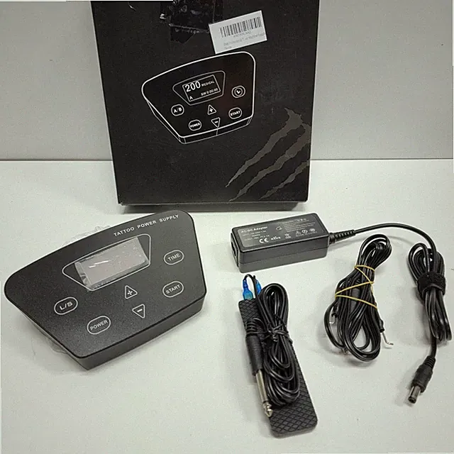 NEW - Tattoo Power Supply BMX Professional LCD Digital Machine Power Supply Box