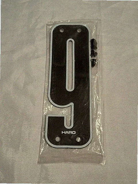 NOS HARO TECH DIGITAL DISPLAY PANEL NUMBER 9 OLD SCHOOL BMX PLATE FLO PUSH PIN