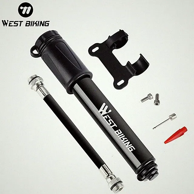 Portable 100 PSI Mini Bike Pump Aluminum Alloy for MTB Road Bicycle Tires