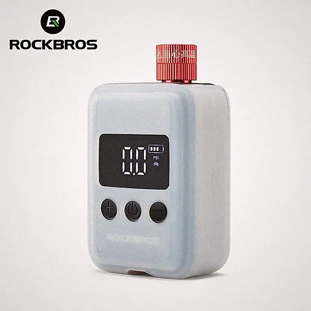 ROCKBROS 150PSI Electric Bike Pump Rechargeable Digital Mini Tire Inflator